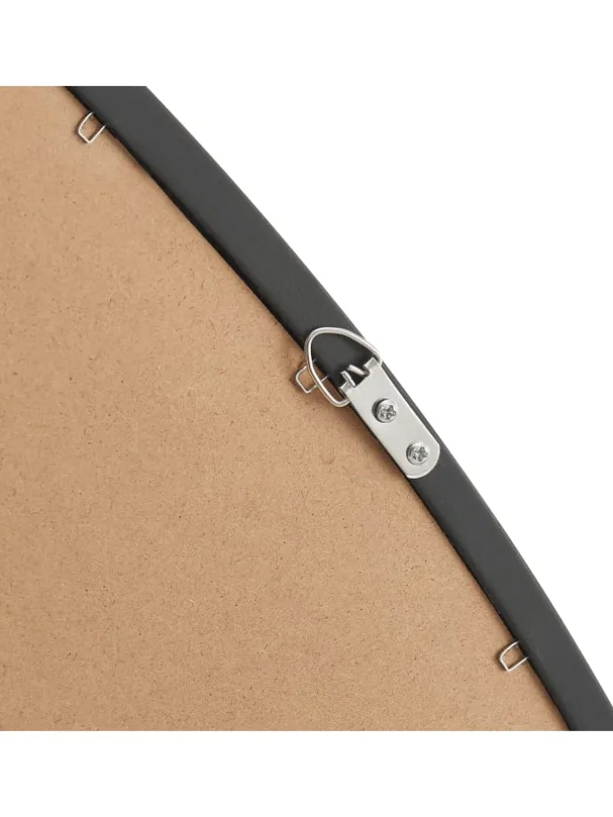 Wandspiegel Filiano in Schwarz (B)58cm (H)80cm (T)1.8cm