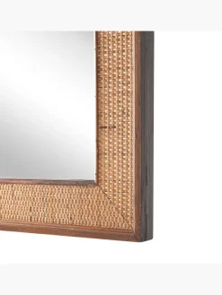 Wandspiegel IGUALA in Braun - (W) 54 x (H) 74 x (L) 5 cm