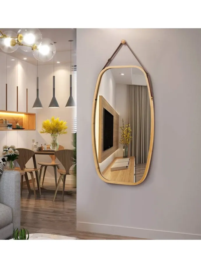 Wandspiegel in Beige