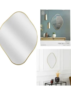 Wandspiegel in Gold - (B)44 x (H)60 cm