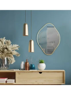 Wandspiegel in Gold - (B)44 x (H)60 cm