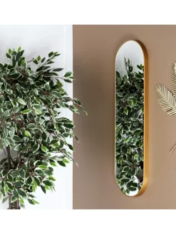 Wandspiegel in Gold - (B)30 x (H)100 cm