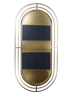 Wandspiegel in Gold - (B)43 x (H)89,5 x (T)1 cm