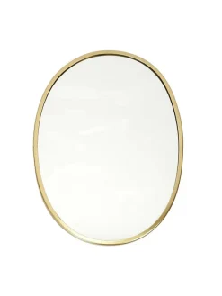 Wandspiegel in Gold - (B)25 x (H)34 cm