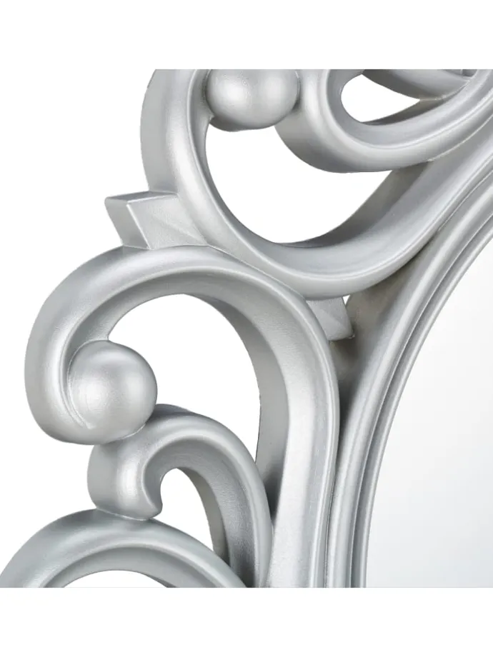 Wandspiegel in Silber - Ø 50 cm