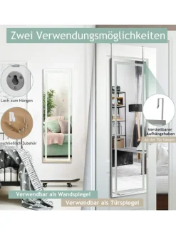 Wandspiegel in Weiß