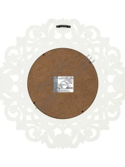 Wandspiegel in Weiß - Ø 60 cm