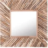 Wandspiegel KANAB in Braun - (W) 60 x (H) 60 x (L) 5 cm