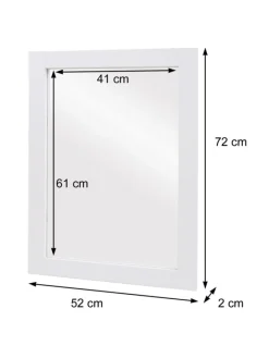 Wandspiegel L86, Schwarz