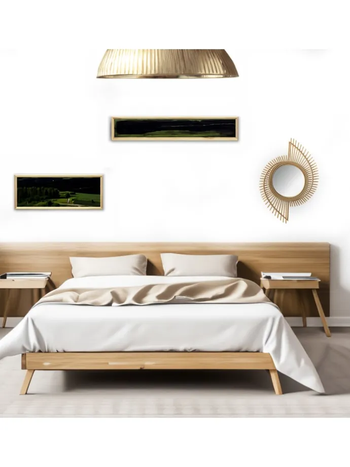 Wandspiegel LEVIMIRROR11 in Braun