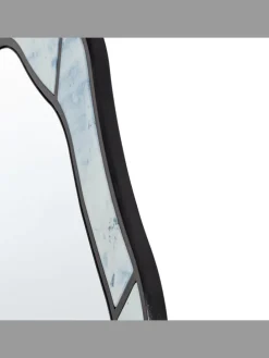 Wandspiegel LIVERDUN in Blau/Schwarz - (W) 64 x (H) 86 x (L) 2 cm