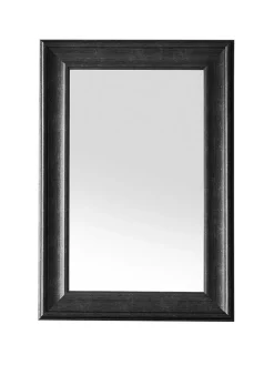 Wandspiegel LUNEL in Schwarz - (W) 60 x (H) 90 x (L) 3 cm