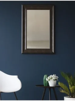 Wandspiegel LUNEL in Schwarz - (W) 60 x (H) 90 x (L) 3 cm