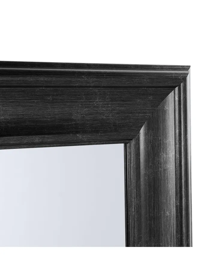 Wandspiegel LUNEL in Schwarz - (W) 60 x (H) 90 x (L) 3 cm