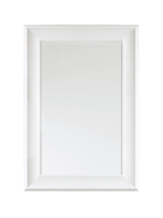 Wandspiegel LUNEL in Weiß - (W) 60 x (H) 90 x (L) 3 cm