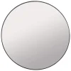 Wandspiegel "Miro" in Schwarz - Ø 110 cm