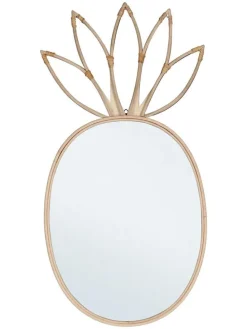 Wandspiegel ''Mozambico'' in Beige - (L)82 x (B)42 cm