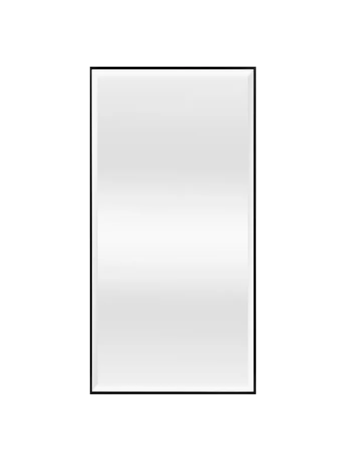 Wandspiegel Novoli in Schwarz (H)100cm (B)50cm