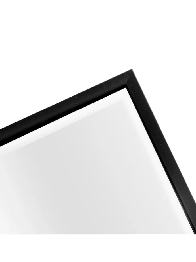 Wandspiegel Novoli in Schwarz (H)100cm (B)50cm