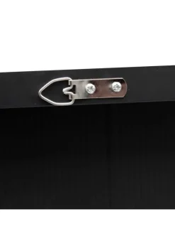 Wandspiegel Novoli in Schwarz (H)70cm (B)50cm