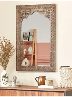 Wandspiegel PALI in Kupfer - (W) 60 x (H) 90 x (L) 2 cm