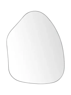 Wandspiegel PUTEAUX in Schwarz - (W) 70 x (H) 92 x (L) 3 cm