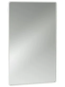 Wandspiegel "Ram" in Weiß - (B)44 x (H)70 cm