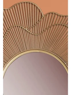 Wandspiegel Rose 77 cm Metall Design Hängespiegel , Eisen