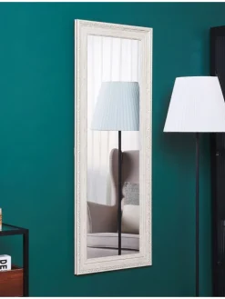 Wandspiegel VERTOU in Beige/Silber - (W) 50 x (H) 130 x (L) 3 cm