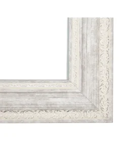 Wandspiegel VERTOU in Beige/Silber - (W) 50 x (H) 130 x (L) 3 cm