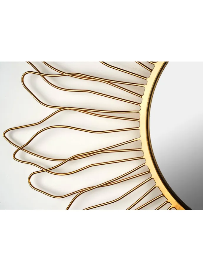 Wandspiegel WALLMIRRORSUN in Gold