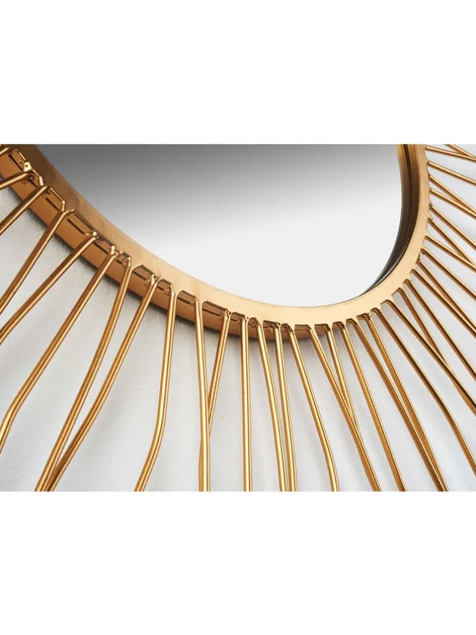 Wandspiegel WALLMIRRORSUN in Gold