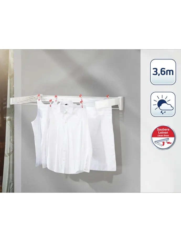 Wandtrockner "Telegant 36 Protect" in Weiß - (L)70 cm