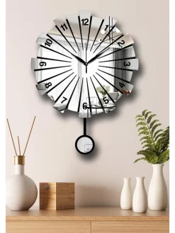 Wanduhr in Schwarz - Ø 39 cm