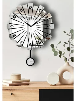 Wanduhr in Schwarz - Ø 39 cm