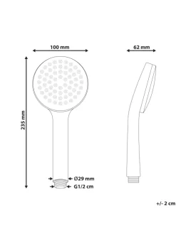 Wannenarmaturen AYPATE in Silber - (W) 10 x (H) 23 x (L) 6 cm
