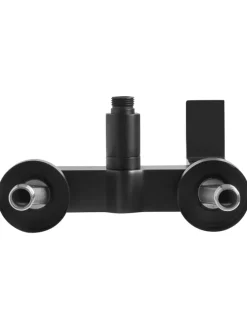 Wannenarmaturen BALNEARIO in Schwarz - (W) 19 x (H) 179 x (L) 14 cm