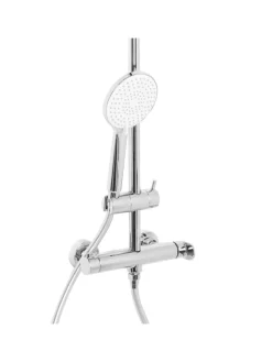 Wannenarmaturen CATAMARCA in Silber - (W) 23 x (H) 85 x (L) 38 cm