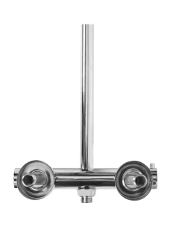 Wannenarmaturen CATAMARCA in Silber - (W) 23 x (H) 85 x (L) 38 cm