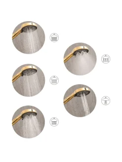 Wannenarmaturen ICHMA in Schwarz - (W) 12 x (H) 26 x (L) 7 cm