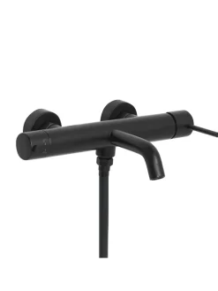 Wannenarmaturen MELIQUINA in Schwarz - (W) 31 x (H) 164 x (L) 12 cm