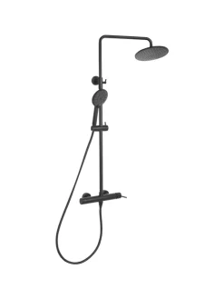 Wannenarmaturen PUYEHUE in Schwarz - (W) 24 x (H) 81 x (L) 30 cm