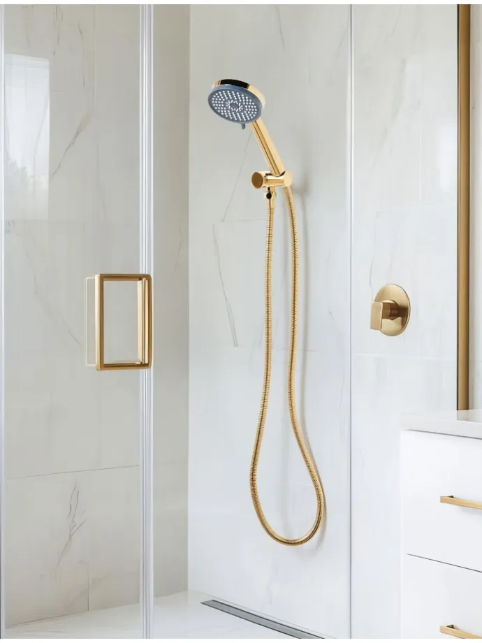 Wannenarmaturen SURIPA in Gold - (W) 10 x (H) 23 x (L) 6 cm