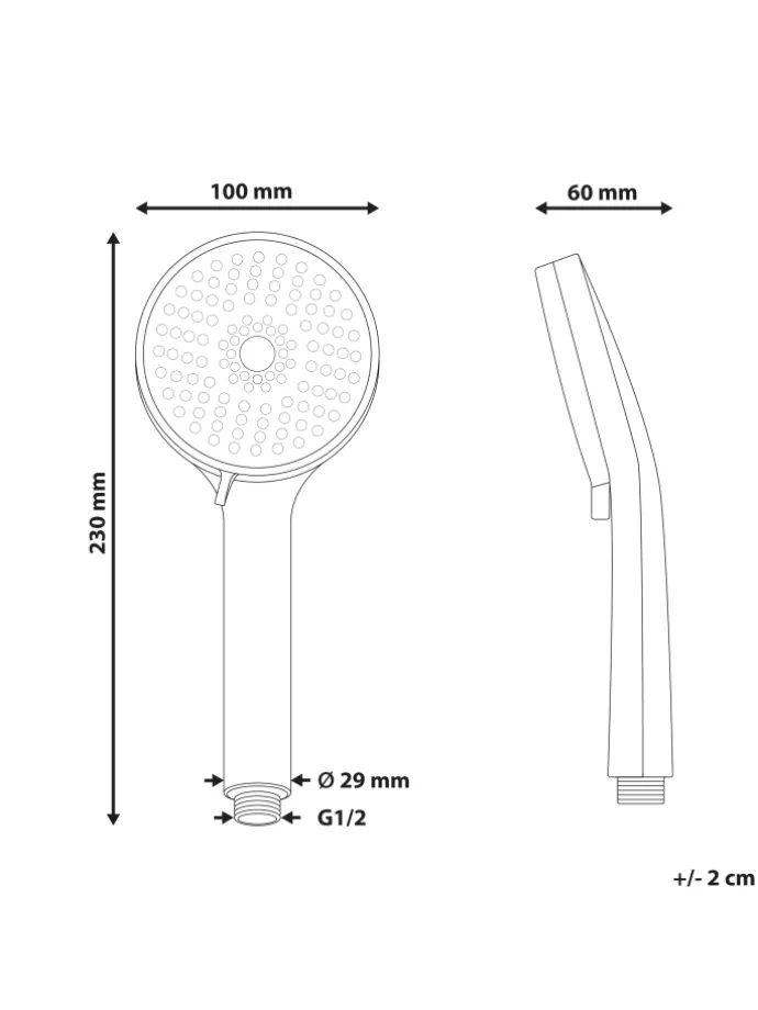 Wannenarmaturen SURIPA in Gold - (W) 10 x (H) 23 x (L) 6 cm
