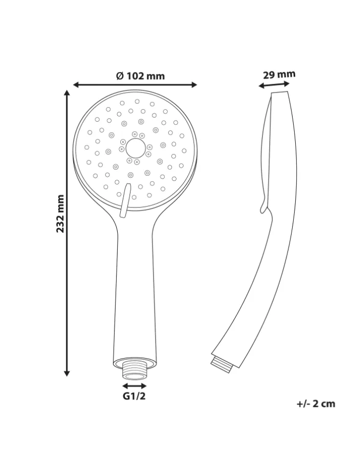 Wannenarmaturen TAMUSHAL in Schwarz - (W) 10 x (H) 23 x (L) 3 cm