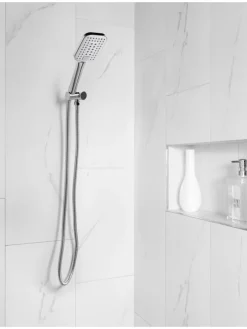 Wannenarmaturen TINGO in Silber - (W) 9 x (H) 26 x (L) 6 cm