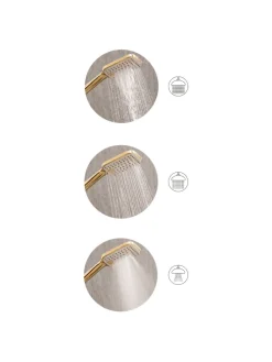 Wannenarmaturen TINGO in Silber - (W) 9 x (H) 26 x (L) 6 cm