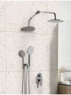 Wannenarmaturen TINGUIRIRICA in Silber - (W) 25 x (H) 175 x (L) 41 cm