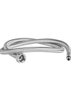 Wannenarmaturen TUGELA in Weiß/Silber - (W) 21 x (H) 116 x (L) 16 cm