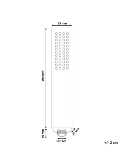 Wannenarmaturen YARARI in Silber - (W) 2.5 x (H) 20 x (L) 2.5 cm